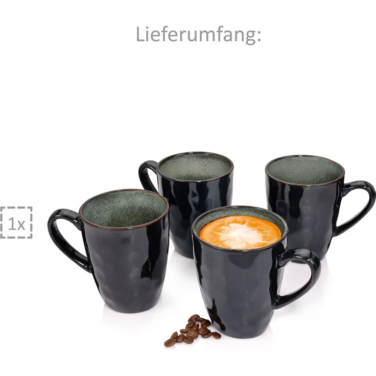 SÄNGER Kaffeebecher Set Kopenhagen 4 teilig – Bild 4
