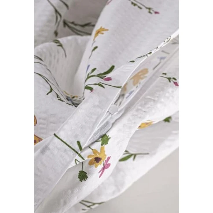 Seersucker Bettwäsche Schmetterlinge Blumen 135x200 cm 100% Baumwolle – Bild 4