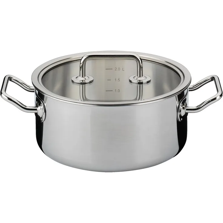 Bratentopf mit Glasdeckel BRIGADE BASIC 20 cm