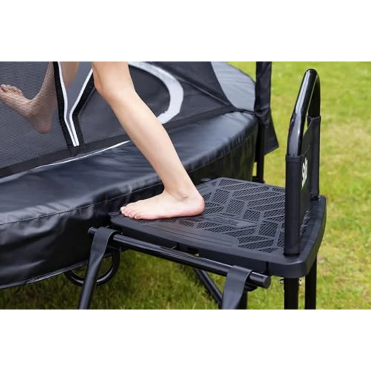 Salta Plattform für Trampolins, stabile Konstruktion für sicheres Aufsteigen, Höhe 83 cm - 93 cm – Bild 7