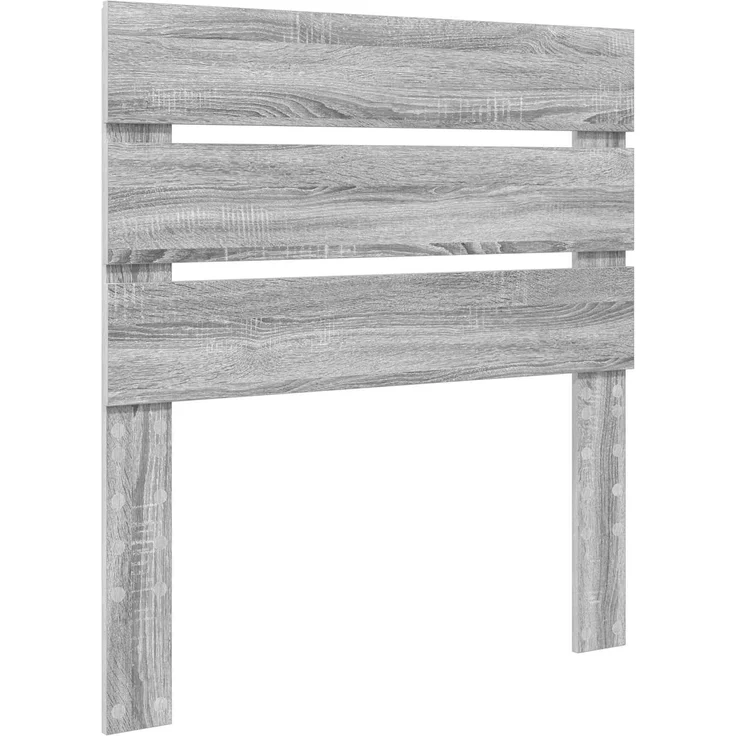 vidaXL Bettrahmen Graues Sonoma 100 x 200 cm Massives Kiefernholz 3411781 – Bild 5