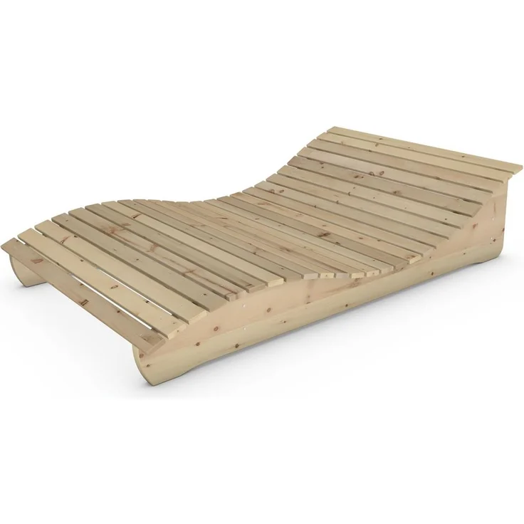 Gartenliege "Relax-Gertl" (Zirbe) 1-teilig Liegebreite 120 cm Himmelsliege – Bild 2