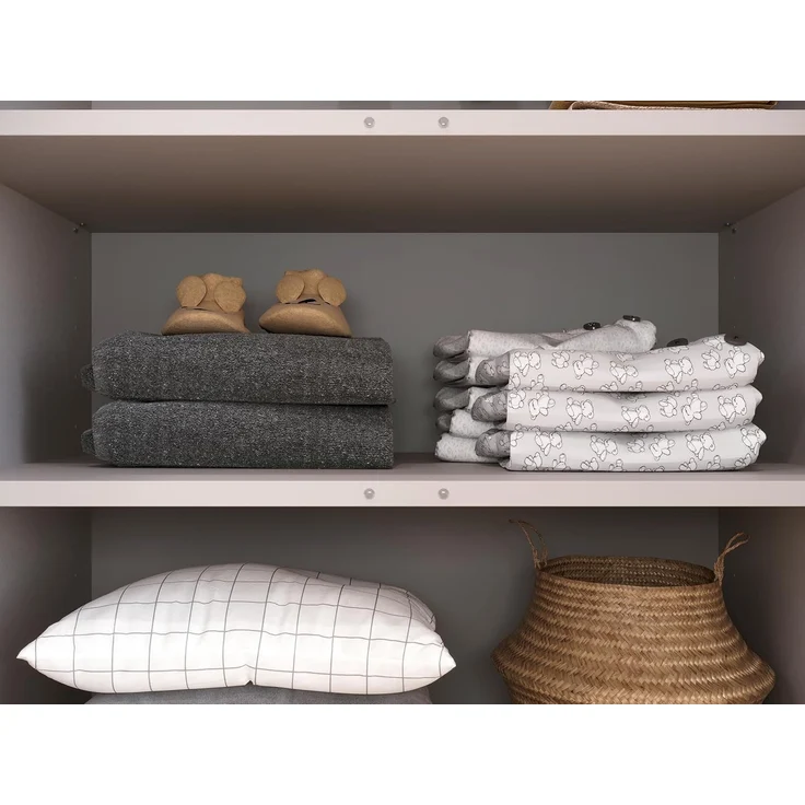 Germania Kleiderschrank 7013-572 GW-Alkmaar, in Kaschmir, gedämpfte Türen mit Soft-Close, 89 x 180 x 54 cm (BxHxT) – Bild 6