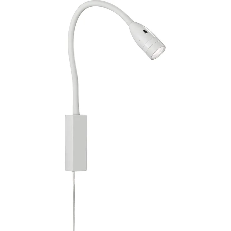 Fischer & Honsel 30169 LED Bettleuchte Sten weiß matt verstellbar stufenlos dimmbar