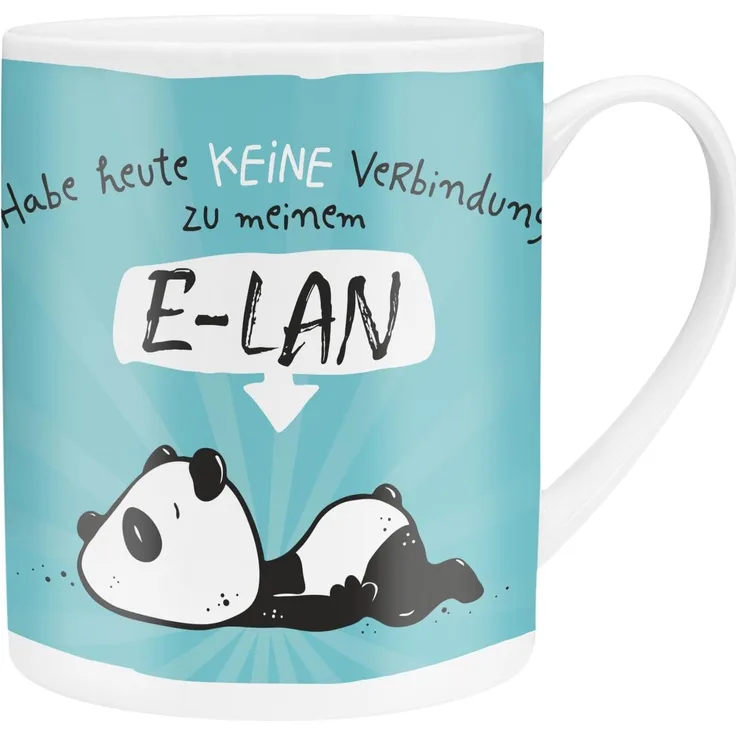 Sheepworld - XL Geschenk- Büro- Kaffee- Tasse "Heute kein E-LAN" 0,6l Box 45673