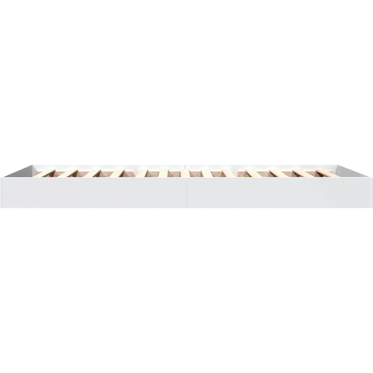 vidaXL Bodenbettgestell Weiß 80 x 200 cm Holzwerkstoff 8009075 – Bild 5