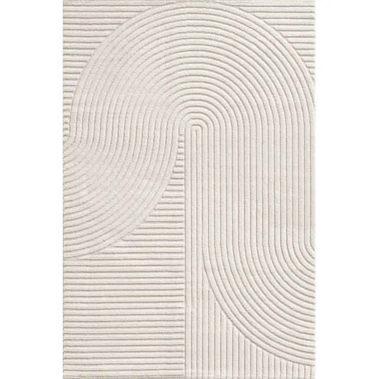 OTTO home Designteppich Eliaan 3D Optik/Hoch-Tief Effekt, rechteckig, Höhe: 14 mm, hohe Flordichte und angenehm weich, Teppich Wohnzimmer Boho Design