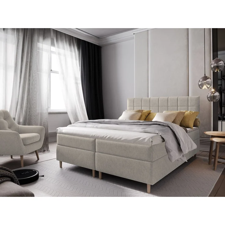 Masseno Boxbett IBIZA 140x200 cm mit Bonell Matratze und Topper – Bild 5