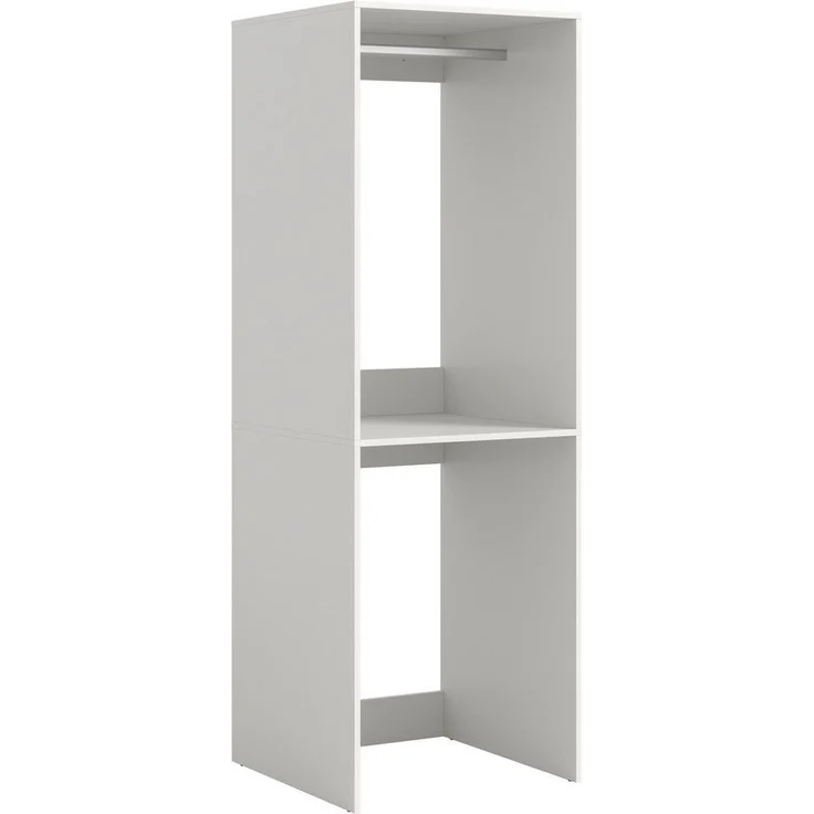 welltime Waschmaschinenumbauschrank FALAS, TOPSELLER, Höhe 195 cm, 1 Ablageboden, 1 Kleiderstange (1-St, in verschiedenen Farben erhältlich, für Waschmaschine & Trockner) Waschmaschine, Trockner, Waschmaschinenschrank, Umbauschrank, Wäsche – Bild 5