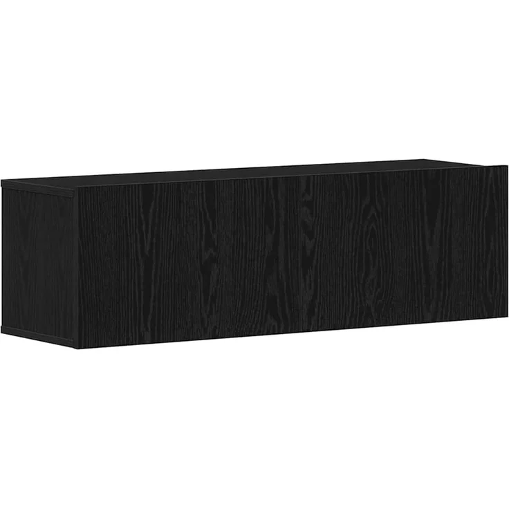 vidaXL TV-Schrankset 4 pcs Schwarz Eichen-Optik Holzwerkstoff 3393328 – Bild 5