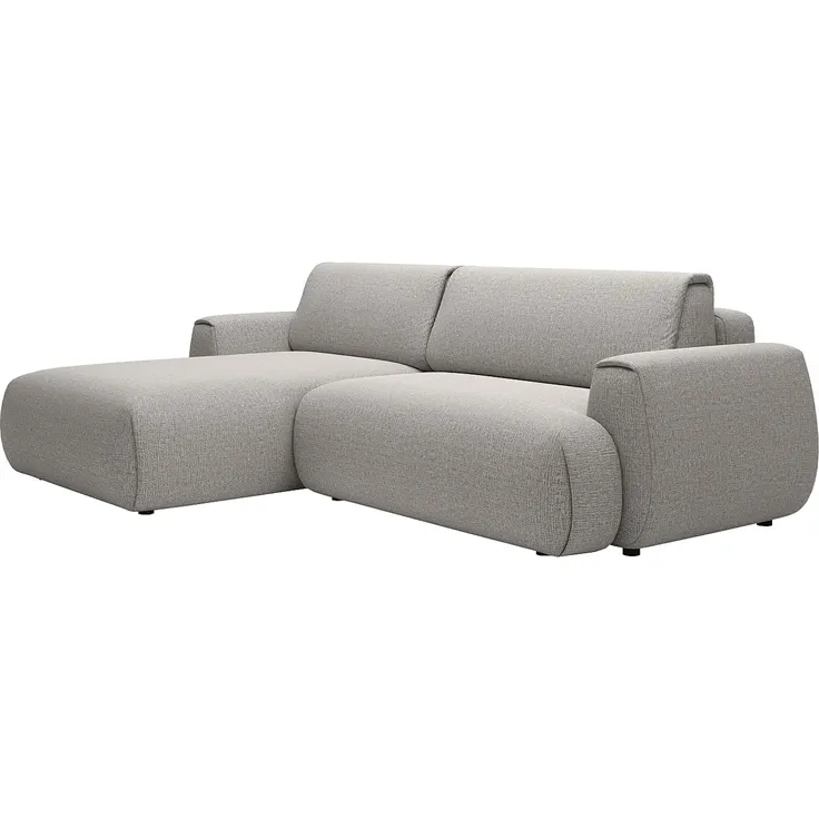 Vente-unique - MONELIA Sofa Stoff Grau - B 167 cm x H 81 cm x L 270 cm – Bild 3