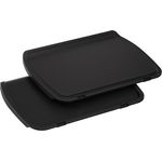 Tefal Plancha-Platten, kompatibel mit OptiGrill, OptiGrill +, OptiGrill Elite, für empfindliche Zutaten, antihaftbeschichteter Aluminium-Druckguss, Schwarz, XA728810