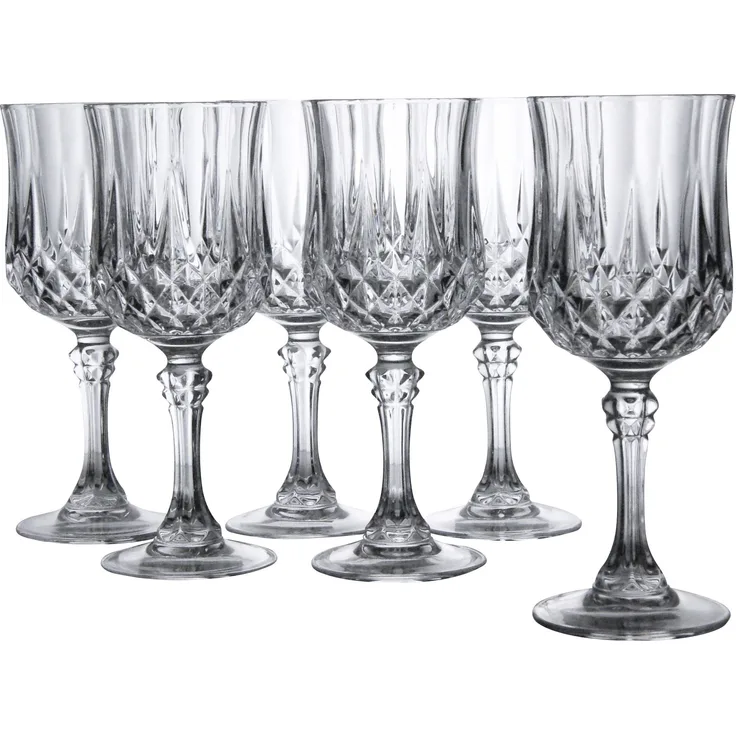 LONGCHAMP ECLAT, 6-er Weißweinkelch 17 cl ( mo )