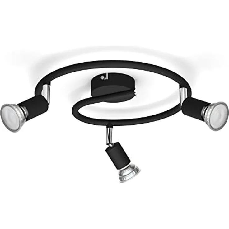 Philips Aufbauspot Strahler Oberflächenbeleuchtung GU10 3 Glühbirne(n) 220-240 V Schwarz – Bild 5