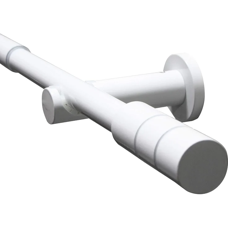 Gardinia Gardinenstangen-Set Kreta 1-Lauf Ø 16-19 mm weiß 190 cm - 340 cm – Bild 6