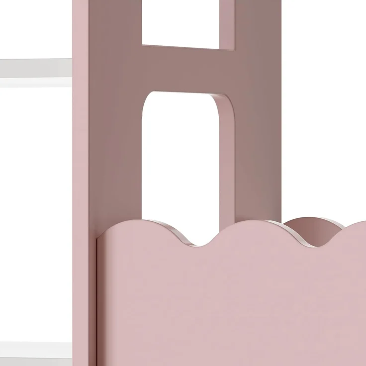 Kindergarderobe Vestnes 114x77x30 cm Cotton Candy/Weiß [en. casa] – Bild 8