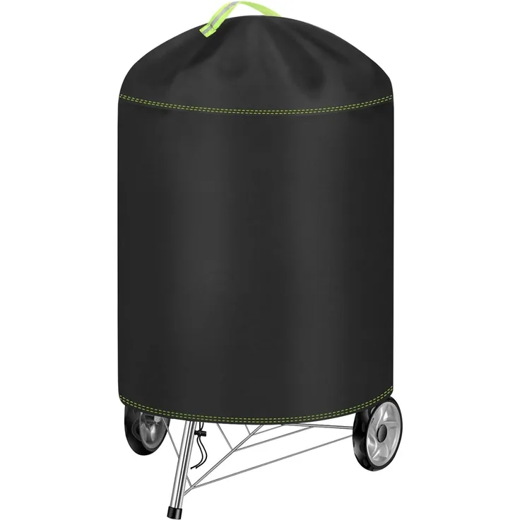 Kugelgrill Abdeckung, VDISRR Wetterfest Kugelgrill Abdeckhaube, 420D Oxford Holzkohlegrill Abdeckplane, Ø77x90 cm, wasserdicht, reißfest, UV, Schutz Grill vor Verblassen, Rost und Schimmel