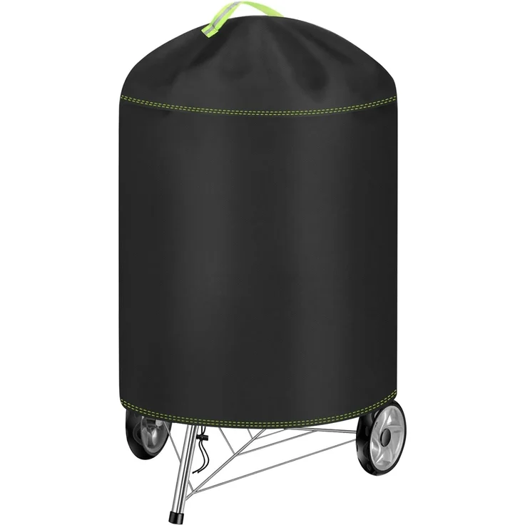 Kugelgrill Abdeckung, VDISRR Wetterfest Kugelgrill Abdeckhaube, 420D Oxford Holzkohlegrill Abdeckplane, Ø77x90 cm, wasserdicht, reißfest, UV, Schutz Grill vor Verblassen, Rost und Schimmel – Bild 1