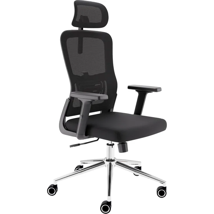 CLOUVOU BrightSeat Bürostuhl Ergonomisch [TESTSIEGER] Schreibtischstuhl 100% individuell einstellbar | Büro Stuhl & Gaming Stuhl | Computerstuhl Home Office Chair Ergonomic | Drehstuhl 150 kg