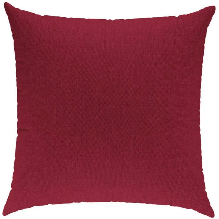 sunnypillow Palettenkissen mit abnehmbarem Bezug Kaltschaum Palettenauflage Palettenpolster Palettensofa Sitzkissen Rückenlehne Indoor Outdoor Kissen 40x40 cm Rot