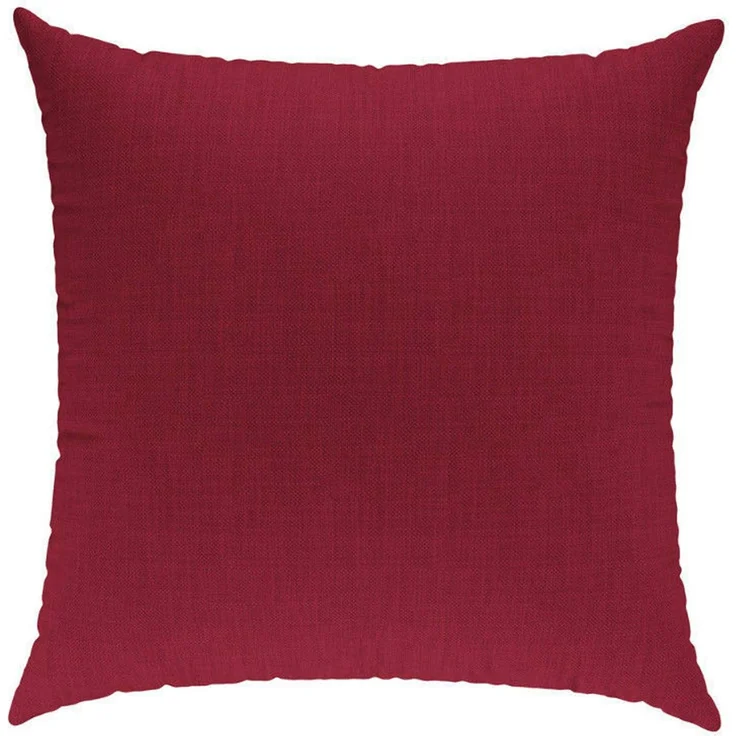 sunnypillow Palettenkissen mit abnehmbarem Bezug Kaltschaum Palettenauflage Palettenpolster Palettensofa Sitzkissen Rückenlehne Indoor Outdoor Kissen 40x40 cm Rot – Bild 1