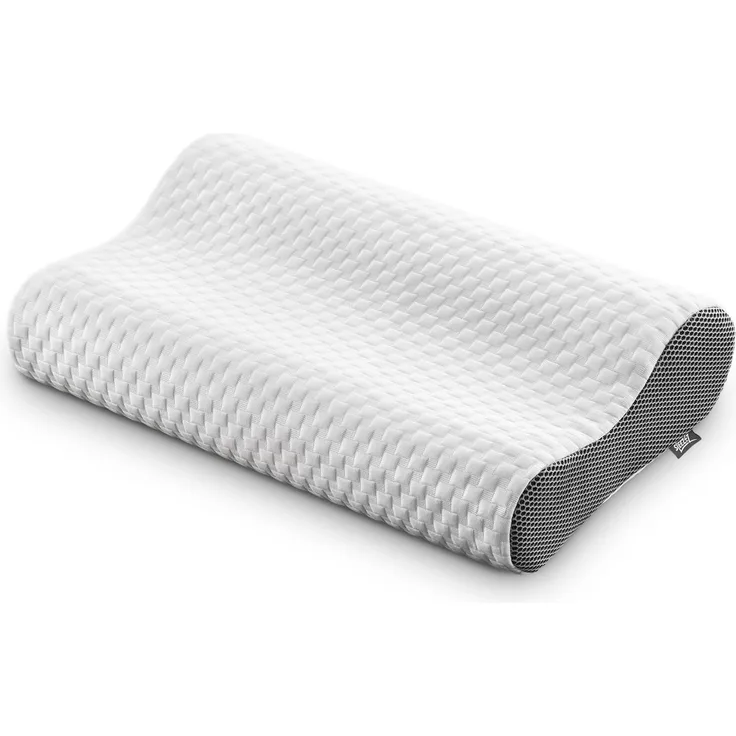 Sleezzz Premium Viskoelastik Nackenstützkissen 50 x 32 x 11 cm mit hautsympathischem Doppeltuch-Bezug