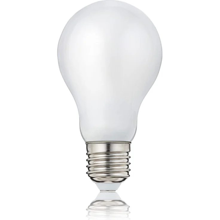 hellum LED Glühbirne E27, 7W warmweiß LED Lampe mit 806 Lumen LED Filament, E27 Vintage Led Leuchtmittel ersetzt 60-Watt Glühbirne, 2700 Kelvin E27 led warmweiss Matt, 206210 – Bild 1