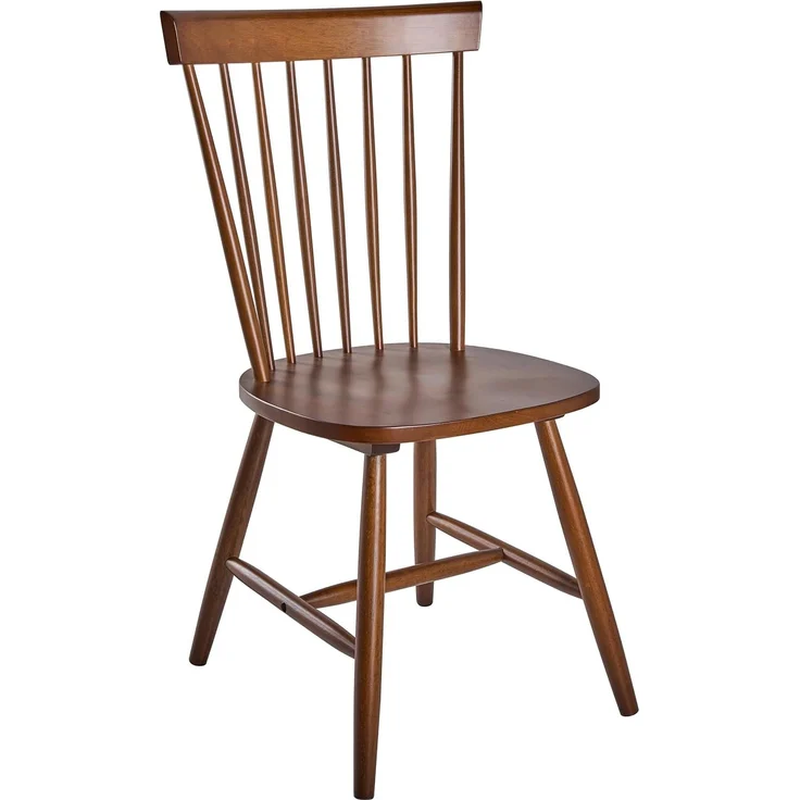 Esszimmerstuhl 2er Set BURGES Holz Braun – Bild 4