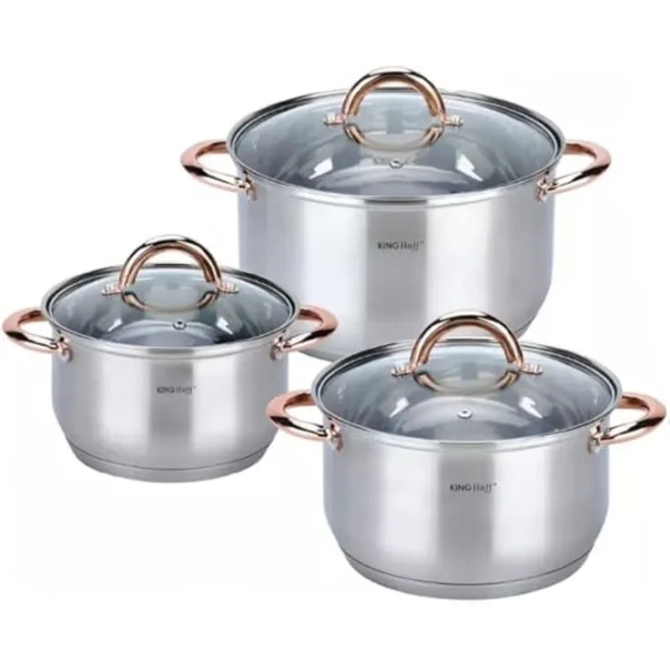Kinghoff Kinghoff 6-teiliges Topfset 45736