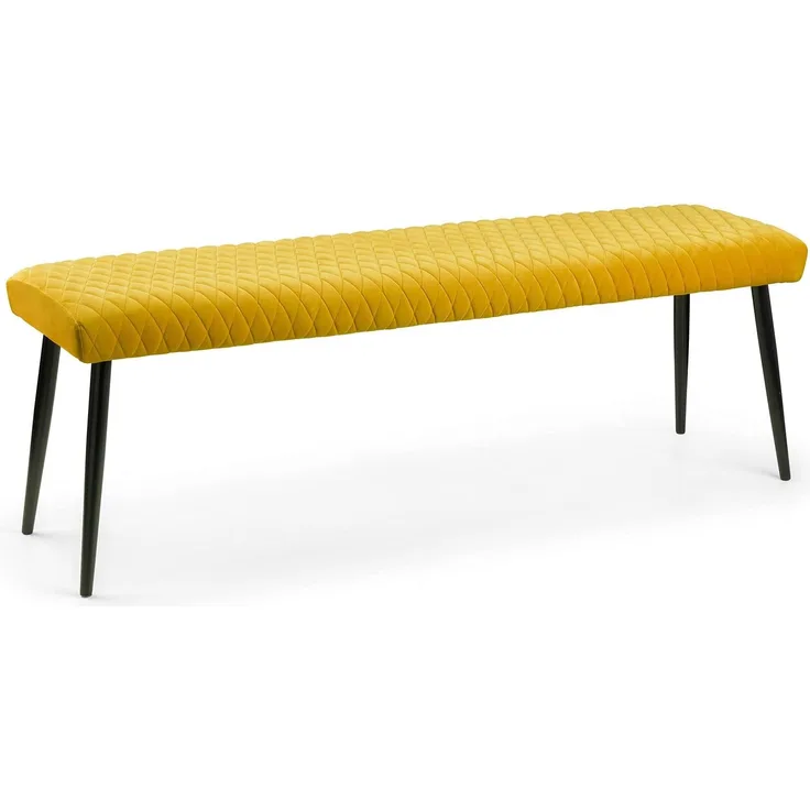 Julian Bowen Luxe Bank, niedrig, senffarben