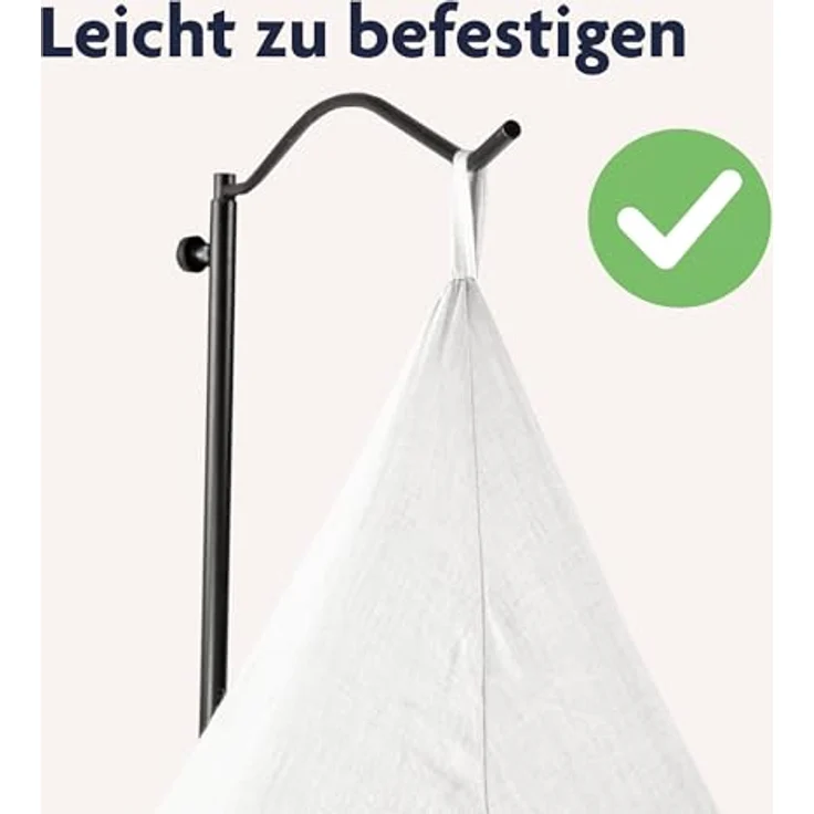 Julius Zöllner Baldachin Betthimmel Voile ivory – Bild 6