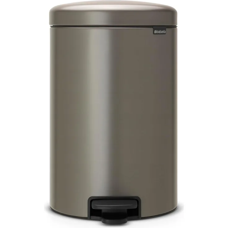 Brabantia 'NewIcon' Treteimer, Platinum, 20 Liter