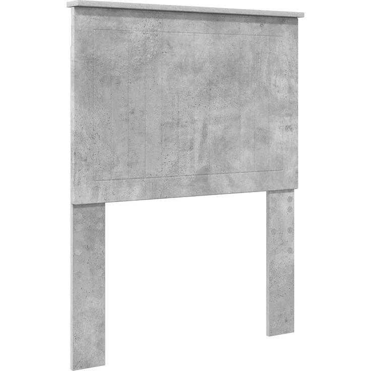 vidaXL Bettrahmen Beton Grau 75 x 190 cm Massives Kiefernholz 3411076 – Bild 5