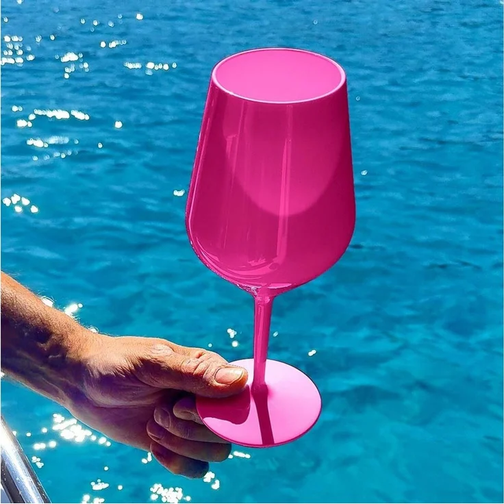 Doimoflair Weinglas DoimoFlair Weingläser aus Kunststoff bruchsicher Plastik – Bild 4
