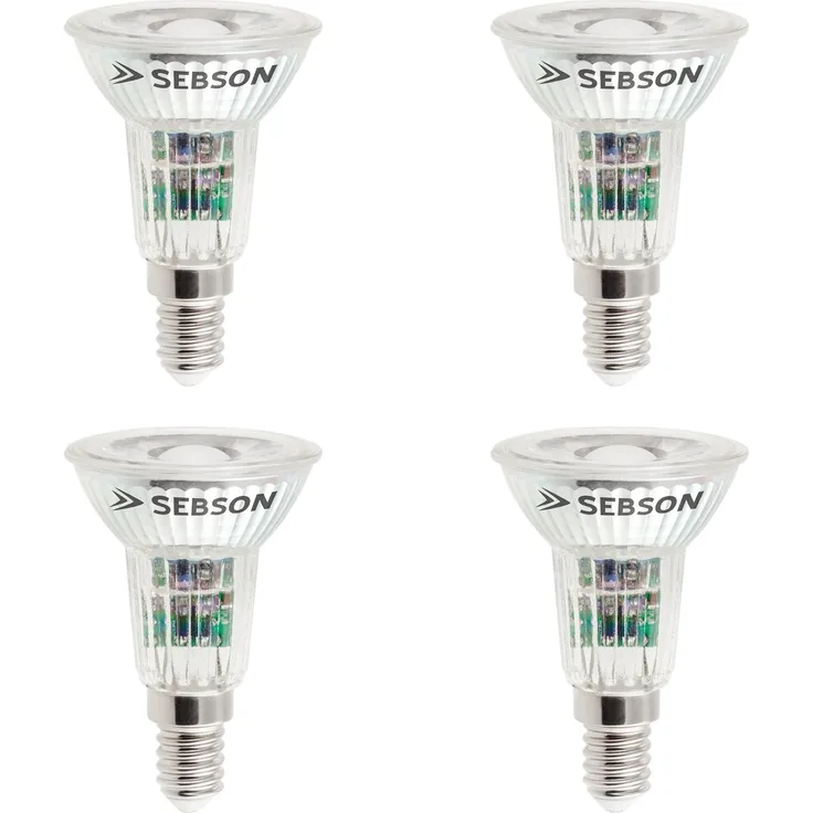 SEBSON LED-Leuchtmittel LED Lampe E14 5W warmweiß 420lm Spot 46° 230V - 4er Pack