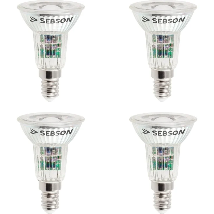 SEBSON LED-Leuchtmittel LED Lampe E14 5W warmweiß 420lm Spot 46° 230V - 4er Pack
