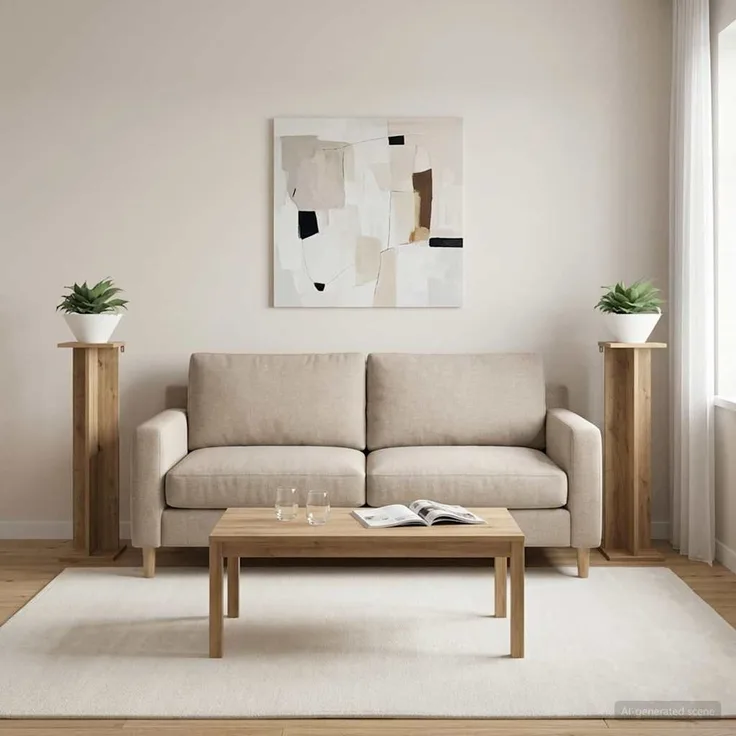 vidaXL Pflanzenständer 2 stk. Artisan-Eiche 25 x 25,5 x 100,5 cm 899641