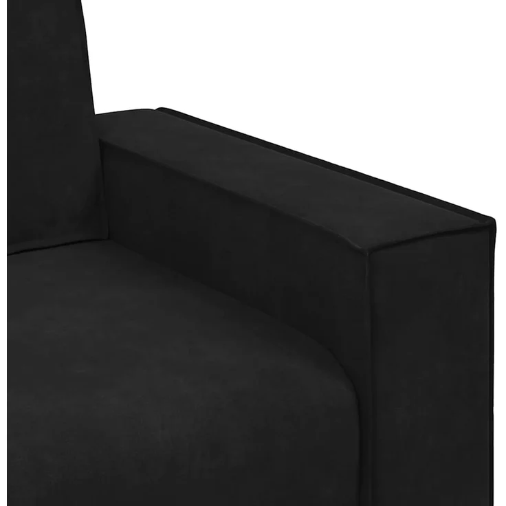 vidaXL Sessel Schwarz 100x78x84 cm Samt 4105005 – Bild 6