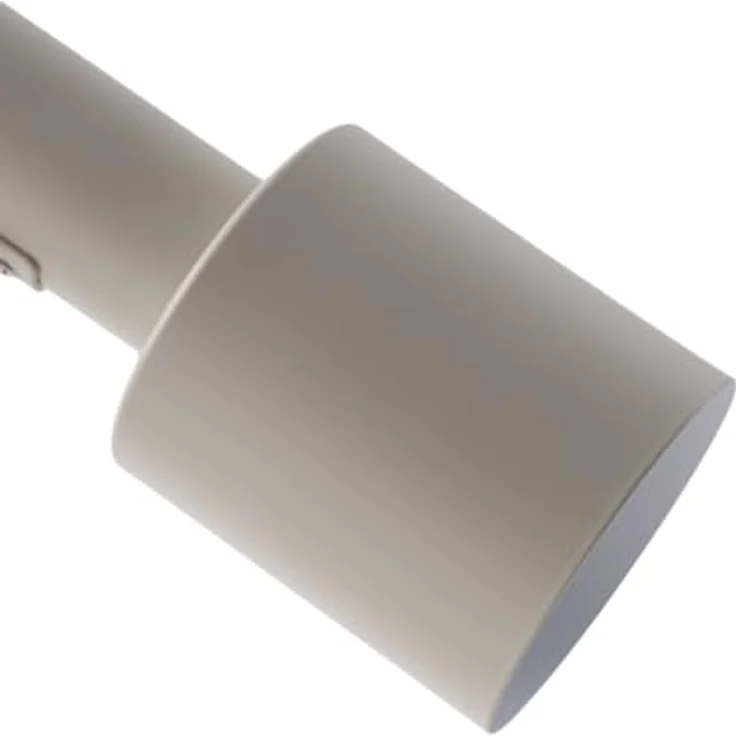 Lindby Tischlampe 'Ovelia', beige, Metall, E27 mit Schalter für Arbeitszimmer & Büro – Bild 4