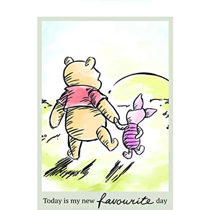 Komar Disney Wandbild Winnie Pooh Today, Kunstdruck für Kinderzimmer und Babyzimmer, 30x40cm, Bunt, ohne Rahmen, Premium-Poster Fotopapier – Bild 1