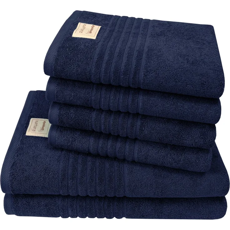 Dyckhoff Handtuch Set Nature, Frottier (Set, 6-St), im 3er oder 6er Set erhätlich