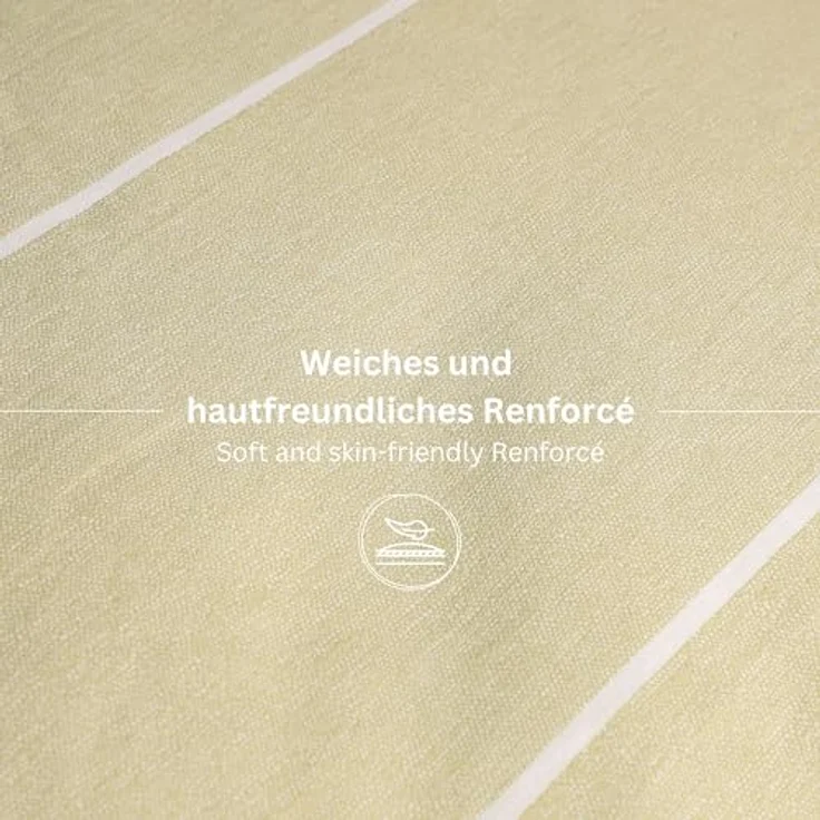 Esprit Bettwäsche HARPLINES Renforcé Kissenbezüge und Bettwäsche, Baumwolle, 2 teilig, 40 x 40 cm 2er Pack in Beige – Bild 6