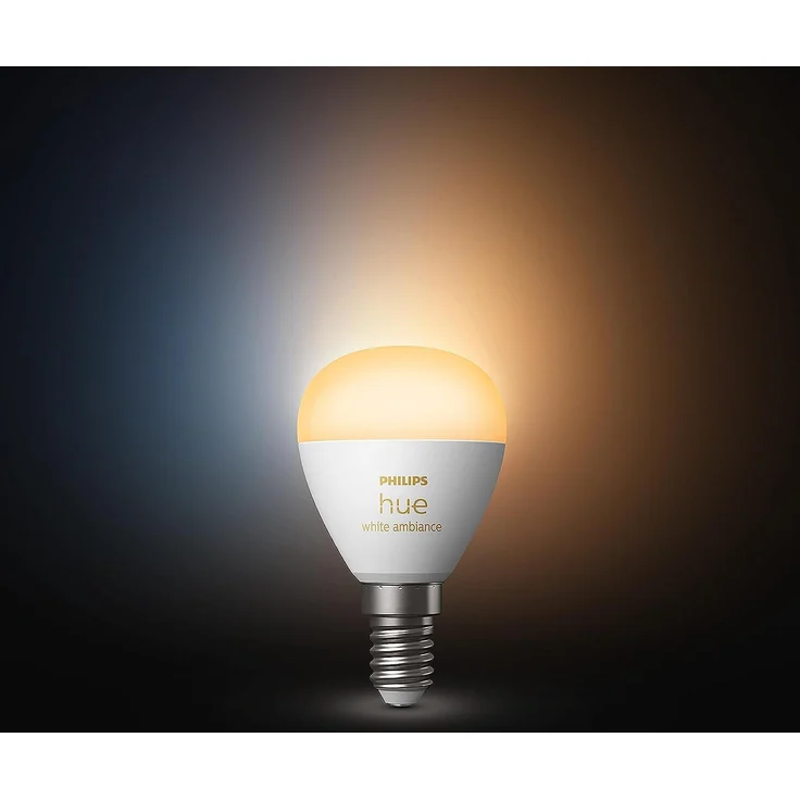 Philips Hue White Amb. E14 Luster Tropfen Einzelpack 470lm – Bild 2
