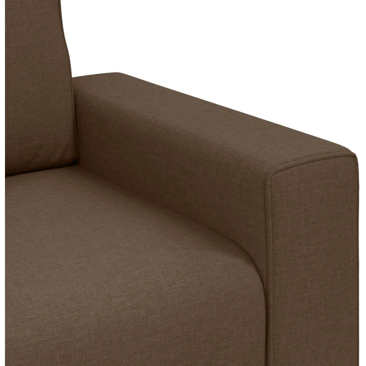 vidaXL Sofa-Sessel Braun 100 cm Stoff 4105211 – Bild 6