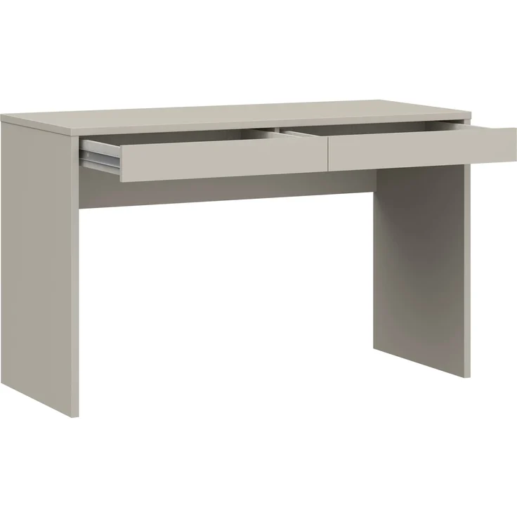 Schreibtisch >MILLES < in Sandfarbig - 124,8x77,3x53,1cm (BxHxT) – Bild 5