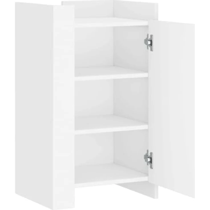 vidaXL Sideboard Weiß 45x35x75 cm Holzwerkstoff 848395 – Bild 5