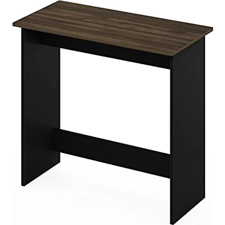 Furinno Simplistic Schreibtisch, Computertisch, PC-Tisch, Bürotisch, Holz, Columbia Walnut / Schwarz, 39. 4 x 80 x 75. 7 cm – Bild 6