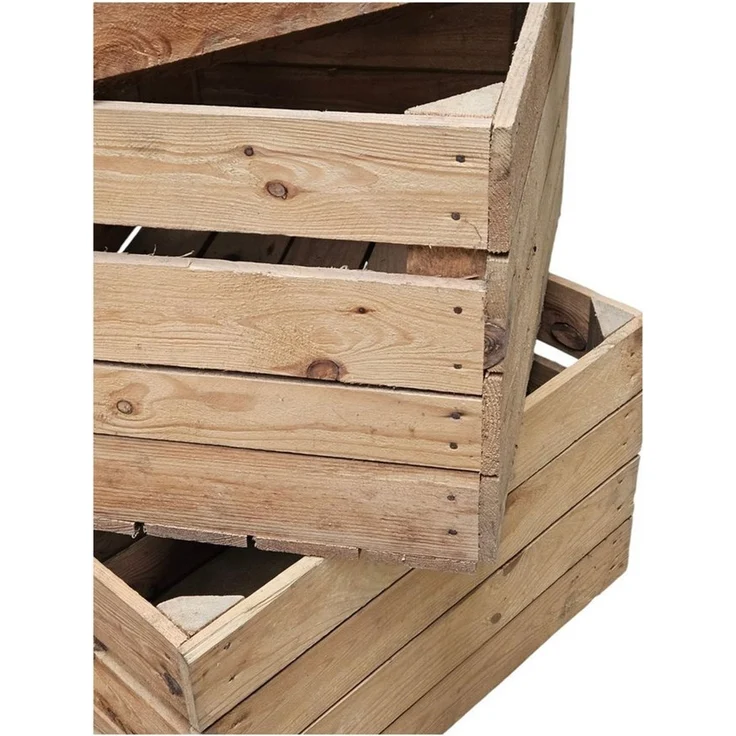 Holzkisten Obstkisten Vintage 50 x 40 x 30cm 3er Set – Bild 2