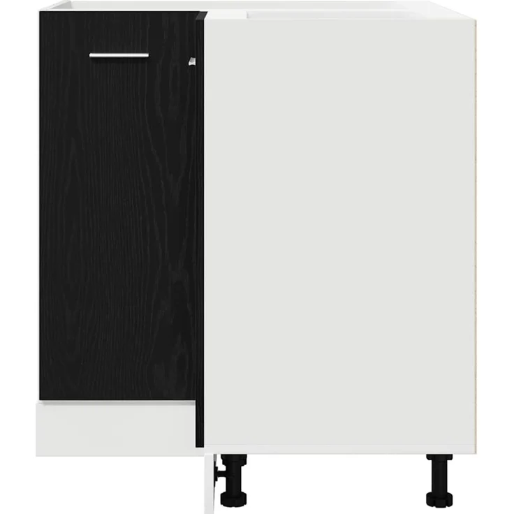 vidaXL Hängeschrank Schwarz Eichen-Optik 75,5 x 75,5 x 80,5 cm 863287 – Bild 7