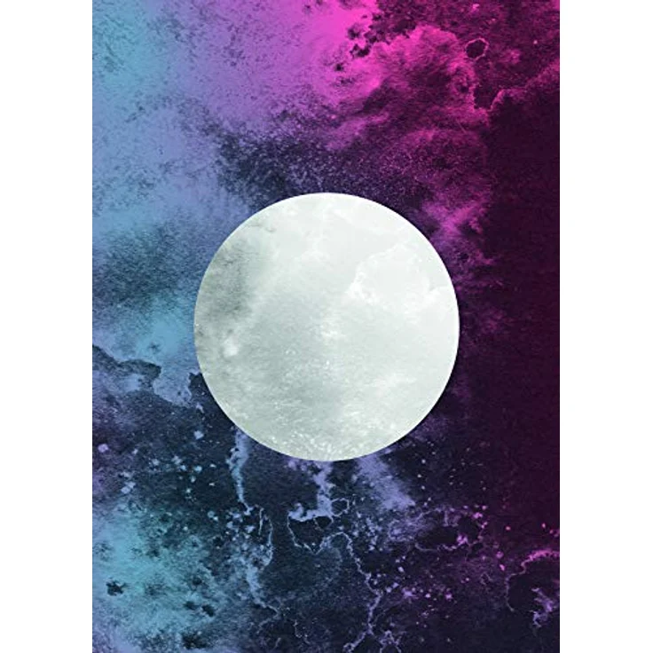 Komar Solum Luna Wandbild | Premium Poster auf fotopapier, 50 x 70 cm, geeignet für Wohnzimmer und Schlafzimmer, ohne Rahmen, MADE IN GERMANY – Bild 1